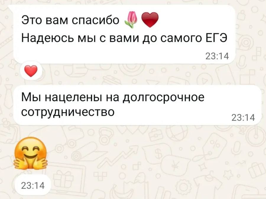 Отзыв ученика или родителя о занятиях в ПРО100КЛАСС