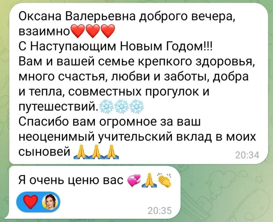 Отзыв ученика или родителя о занятиях в ПРО100КЛАСС