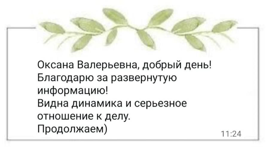 Отзыв ученика или родителя о занятиях в ПРО100КЛАСС