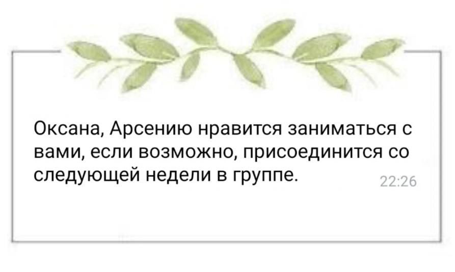 Отзыв ученика или родителя о занятиях в ПРО100КЛАСС